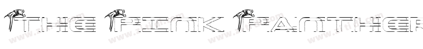 The Pink Panther字体转换